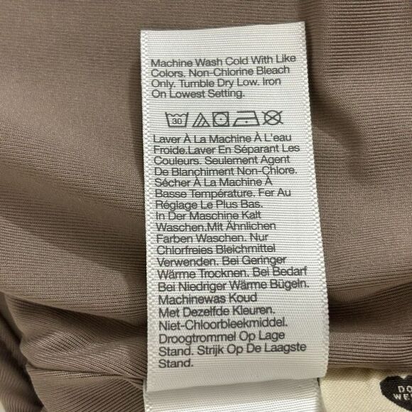 Madewell MWL Form Racerback Crop Top neutral tan beige xs - Picture 9 of 12